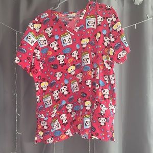 UA FLEX PANDA SCRUB TOP “BUTTER SOFT”